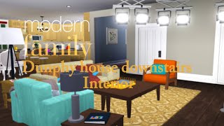 Dunphy House from Modern Family  Roblox Bloxburg [upl. by Aneleiram849]