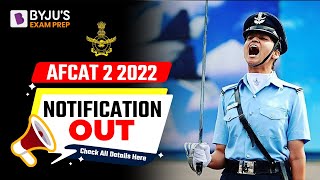 AFCAT 2 2022 Notification Out  AFCAT Vacancy  AFCAT 2022  AFCAT Eligibility [upl. by Rosemare997]