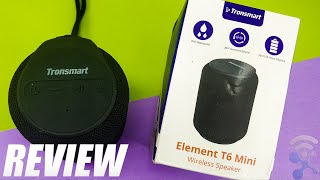 Tronsmart Element T6 Mini 15W Bluetooth Speaker Review [upl. by Aehtna]