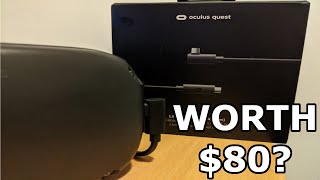 Oculus Link Cable Review  Worth 80 Dollars [upl. by Diehl]