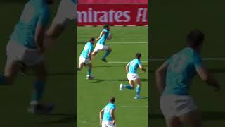 When Uruguay stunned Fiji rugby speed fast tackle rwc2023 shorts [upl. by Longerich]