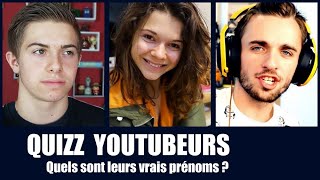 QUELS SONT LES VRAIS PRÉNOMS DES YOUTUBEURS  🤪  Fais le bon choix sur 4 réponses 💪 [upl. by Ally]