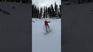 Snowboarder Jumping off a Cliff and Hitting a Rock [upl. by Bernadine992]