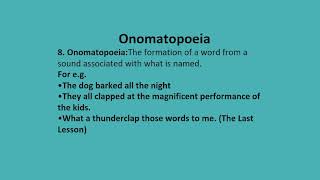 Define Onomatopoeia [upl. by Verger]