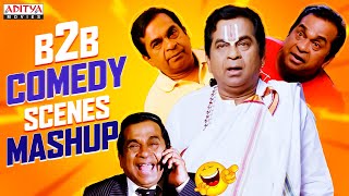 Brahmanandam Ultimate Comedy Scenes  Back2Back Comedy Mashup  Aditya Movies [upl. by Nylzzaj]