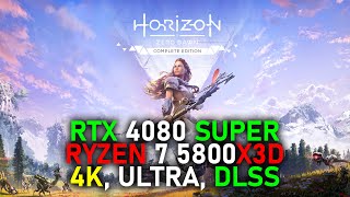 Horizon Zero Dawn  4K Ultra DLSS  RTX 4080 SUPER  RYZEN 7 5800X3D [upl. by Eberta496]