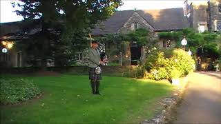 quotGoing Homequot of Hovis Bread Fame by Bagpiper in South Wales  John Campbell [upl. by Yrallih]