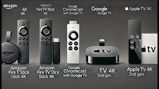 Comparing the Best Smart TV Media Boxes Fire TV Stick 4K Chromecast Apple TV 4K [upl. by Kciredor796]