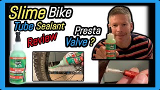 Slime Bike Tube Sealant Review and How to Use It With A Presta Valve [upl. by Qirat101]