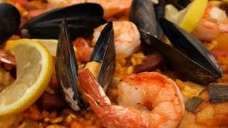 Paella Recipe  How to Make Paella  The Frugal Chef [upl. by Waller153]