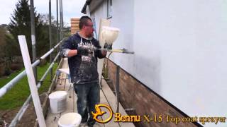 X15 Top coat Sprayer  Demo 2 [upl. by Auqeenahs945]