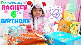 The MORNING OF RACHELS 6TH BIRTHDAY [upl. by Corabella]