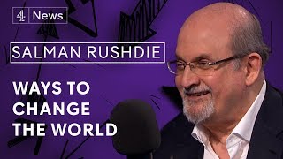 Salman Rushdie on noplatforming magical realism and America in crisis [upl. by Alenairam]