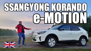 SsangYong Korando eMotion  Its Not About Emotions ENG  Test Drive and Review [upl. by Nnayelhsa]