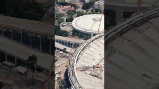 Maracanã Stadium Drone map view animation Maracanã Stadium football london animation [upl. by Ylloj]