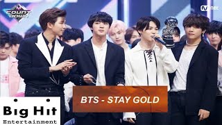 BTS 방탄소년단 Stay Gold COMEBACK STAGE LIVE [upl. by Kelleher529]