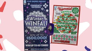 ✳️NEW✳️ Illinois lottery November tickets Winter Winfall amp Peppermint Payout [upl. by Naryt871]