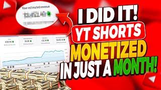 I monetized Youtube shorts automation channel in just 30 days Step by Step explained [upl. by Bandeen603]