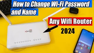 How to Change WiFi Password and Name Any Router 2024  Wifi Name and Password kaise change kare [upl. by Naenaj]