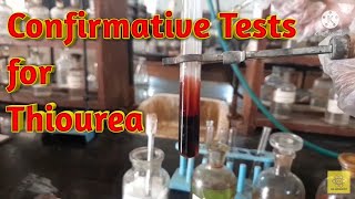 Confirmative Tests for Thiourea [upl. by Endaira]