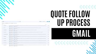 quote gmail follow up [upl. by Medora316]