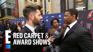 Hear Denzel Washington amp His Wifes Adorable First Date Story  E Red Carpet amp Award Shows [upl. by Nerua]