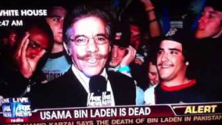 Lil B  Someone yells quotThank You BasedGodquot on Fox News After Osama Bin Laden Death Announcement [upl. by Akitnahs336]