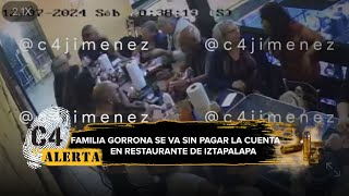 Familia de 20 miembros cena en restaurante de Iztapalapa ¡y se va sin pagar la cuenta [upl. by Gilcrest]