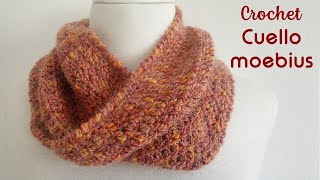 Cuello moebius a crochet [upl. by Sevik567]