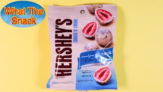 Hersheys Freeze Dried Cookies amp Cream Chocolate Strawberry Japan [upl. by Parthena]