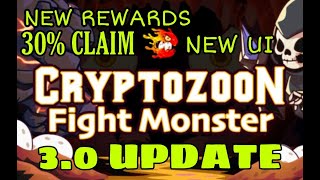 Cryptozoon LOW REWARDS new UI profitable 30 claim UPDATE 30 [upl. by Negeam617]