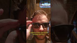 RayBan Meta PRIMEIRAS IMPRESSÕES sobre os óculos inteligentes tecnologia smartglasses [upl. by Ahseel869]