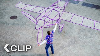 HAROLD AND THE PURPLE CRAYON Movie Clip  Harold Is Almost Crashing His SelfDrawn Airplane 2024 [upl. by Ashlen172]