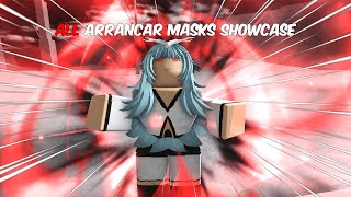 Type Soul All Arrancar Masks Showcase [upl. by Anal]