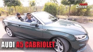 Audi A5 Cabriolet  The Kranti Sambhav Review  Specifications Features amp more [upl. by Negris]