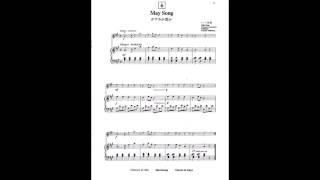 May Song Piano accompaniment [upl. by Jammin]