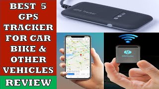 Best 5 GPS Tracker for Car and Bike in India  Review [upl. by Konikow]