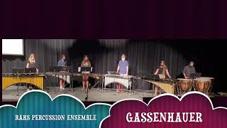 RAHS Percussion Ensemble  Gassenhauer  Carl Orff [upl. by Erie]