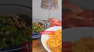 Crispy Jalebi and Spicy Tikki 😋 ytshorts festival poonamipj [upl. by Aicirtal]