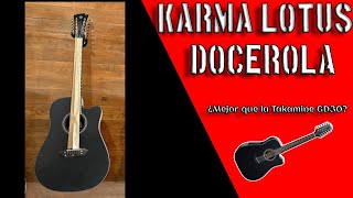 Review Docerola Karma Lotus 12 Black guitarhousemx [upl. by Jeanie712]