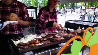 Food Market Manchester Good Hamburger Home Made 2015 [upl. by Merchant660]