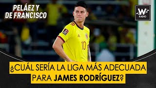 ¿Cuál sería la liga más adecuada para James Rodríguez  Peláez y De Francisco en La W [upl. by Timmi]