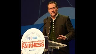 Bundeswahlauftakt 2017 in Wels HC Strache „Die ÖVP ist falsch wie die Nachtquot [upl. by Assirrec]