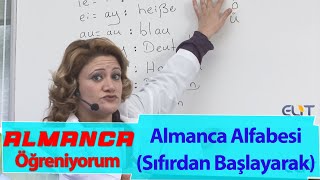 Almanca Öğrenmek  Almanca Alfabesi Öğreniyorum Sıfırdan Başlayarak [upl. by Tlevesor]