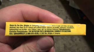 Wrigleys Juicy Fruit Gum Unboxing [upl. by Sualokcin]