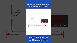 Wire Run Resistance Thermocouple vs RTD [upl. by Warms]