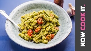 Speedy Pesto Pasta Recipe  Now Cook It [upl. by Izawa]