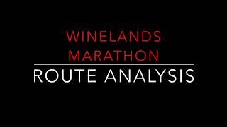 Winelands Marathon Route Analysis [upl. by Coffee553]