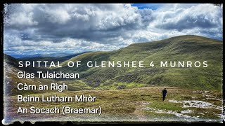 Spittal of Glenshee 4 Munros [upl. by Ahsiet]