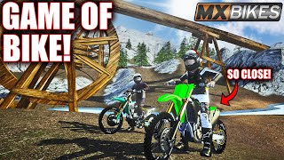 GAME OF BIKE ON THE BIGGEST FREERIDE PLAYGROUND IN MX BIKES HISTORY [upl. by Arliene642]